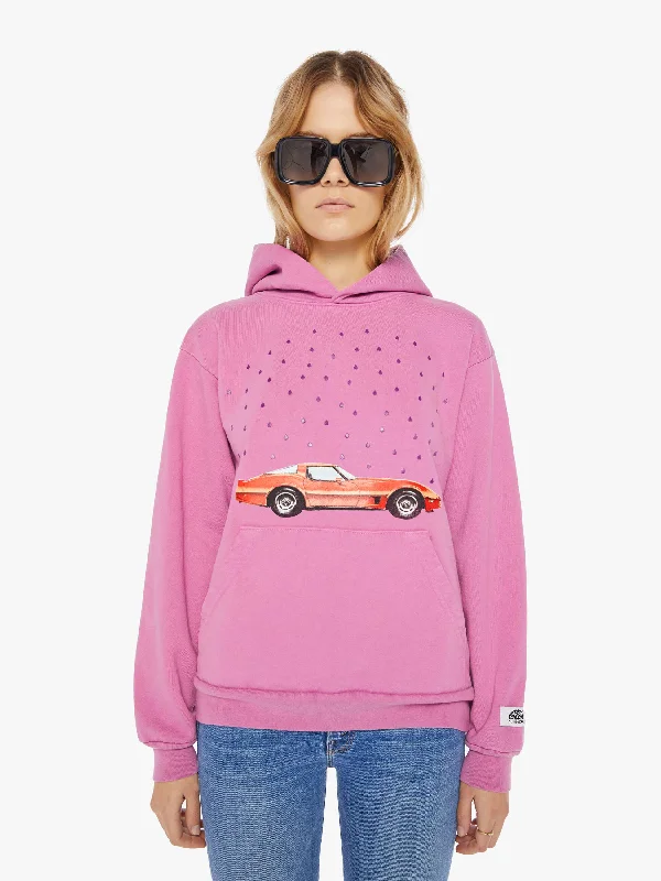 Cloney Prince Pullover Hoodie - Lavender Long Hoodie Sweatshirt