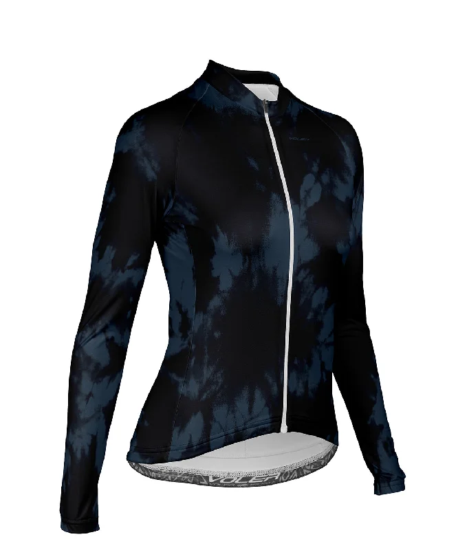 W. PELOTON COASTAL LS JERSEY - TIE DYE Cozy Women’s Hoodie