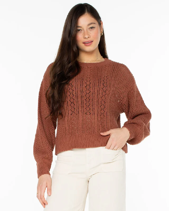 Roxy Daybreak Sweatshirt-Russet Women’s Hoodie Pullover