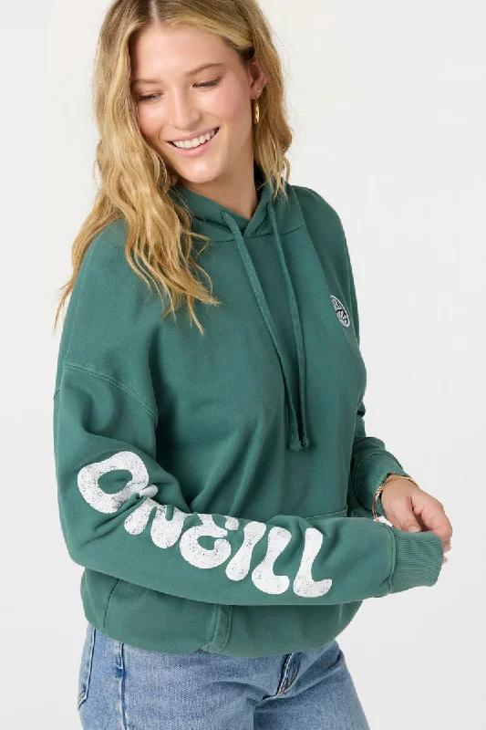 O'Neill Drift Hooded Sweatshirt-Silver Pine Soft Sweatshirts with Logo