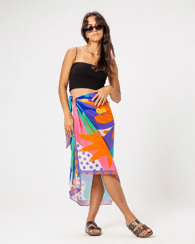 Fluorescence Maxi Flowy Wraps