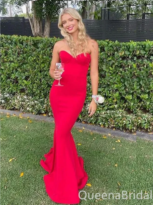Sexy Strapless Open Back Sweetheart Mermaid Evening Gown Maxi Long Formal Dresses Prom Dresses ,WGP943 Sexy Strapless Open Back Sweetheart Mermaid Evening Gown Maxi Long Formal Dresses Prom Dresses ,WGP943