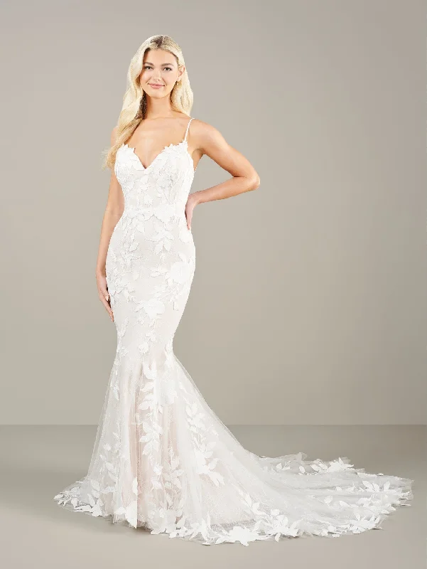 Sleeveless Mermaid Bridal Gown by Adrianna Papell 31281 Sexy Wedding Dress