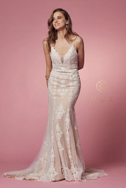 Nox Anabel H494: The Enchanting Gown for Unforgettable Occasions Chic Lace Dress