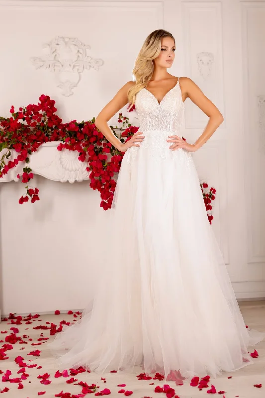 Sleeveless Tulle Bridal Gown by Abby Lane 97131 Wedding Dress Style