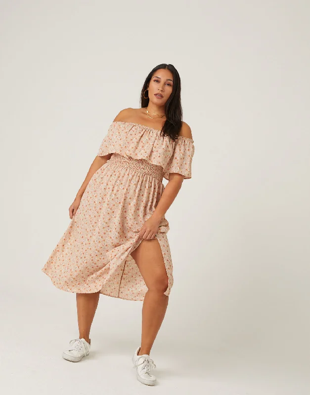 Plus Size Floral Midi Dress Revolve midi dresses