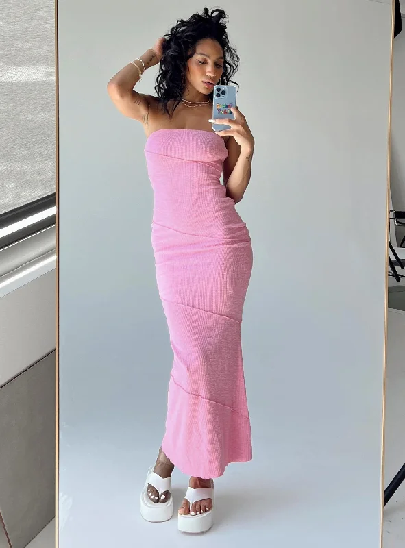 Oscar Midi Dress Pink Forever 21 midi dresses