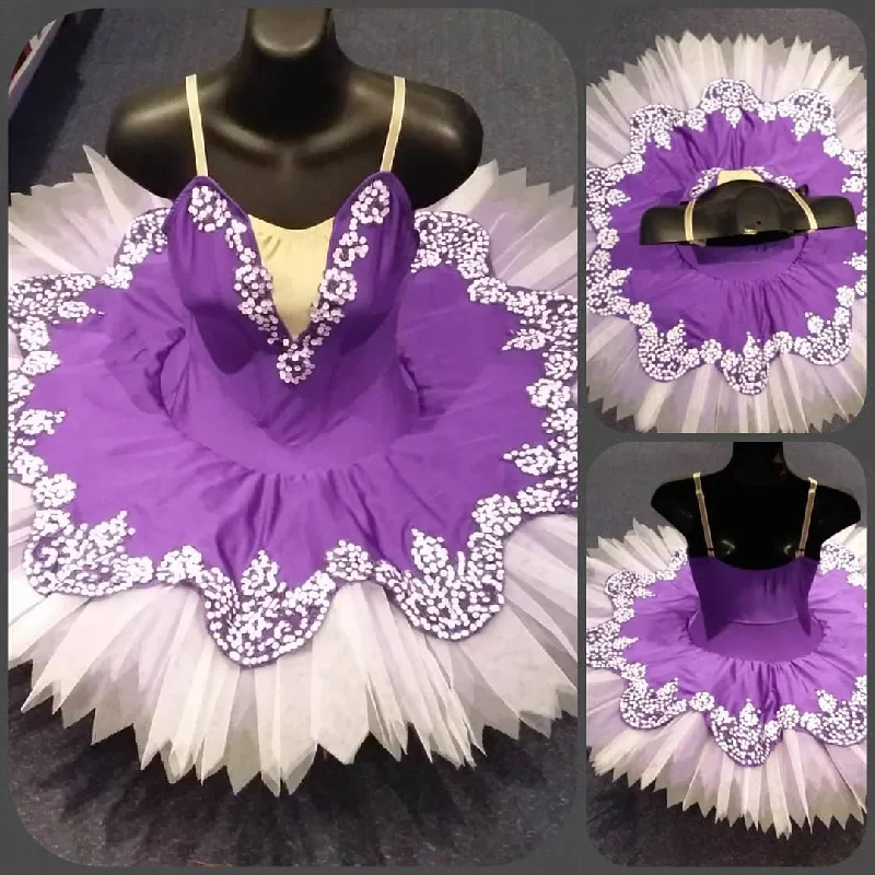 #TT2225  PRISM PANCAKE PERFORMANCE TUTU Beaded unclassified skirts