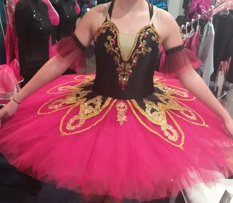 #TT2227  Sienna Spanish Inspired Pancake Performance Tutu Lightweight unclassified skirts