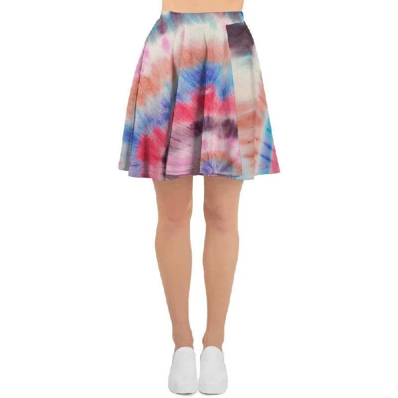 Swirl Rainbow Tie Dye Women's Skirt Elegant evening unclassified skirts