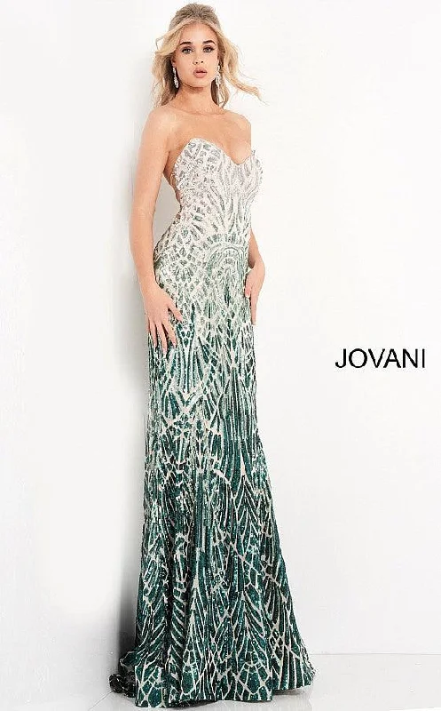 Jovani 06459 Strapless Long Sexy Prom Dress Boohoo maxi dresses