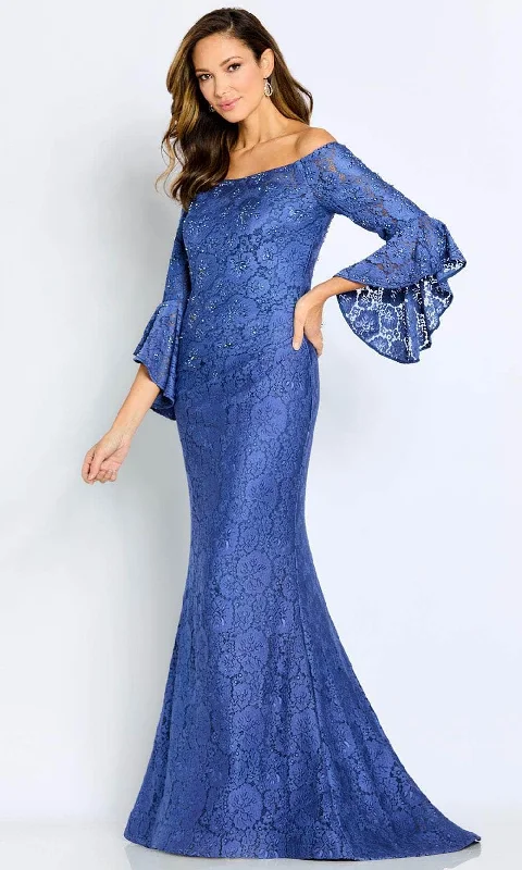 Cameron Blake CB103 - Bell Sleeve Lace Evening Gown Holiday party dresses