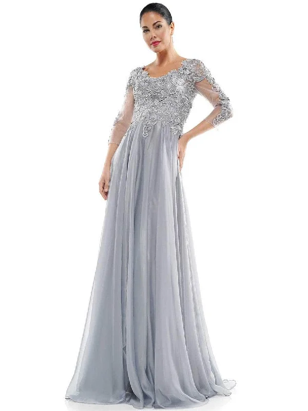 Colors Dress M281 - Quarter Sleeve Embroidered Evening Dress Holiday party dresses