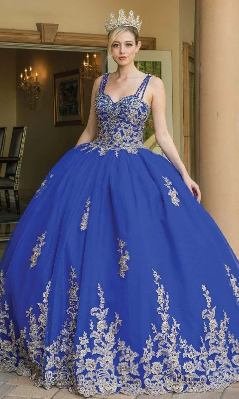 Dancing Queen - 1593 Lace Applique Sweetheart Ballgown Knitted party dresses