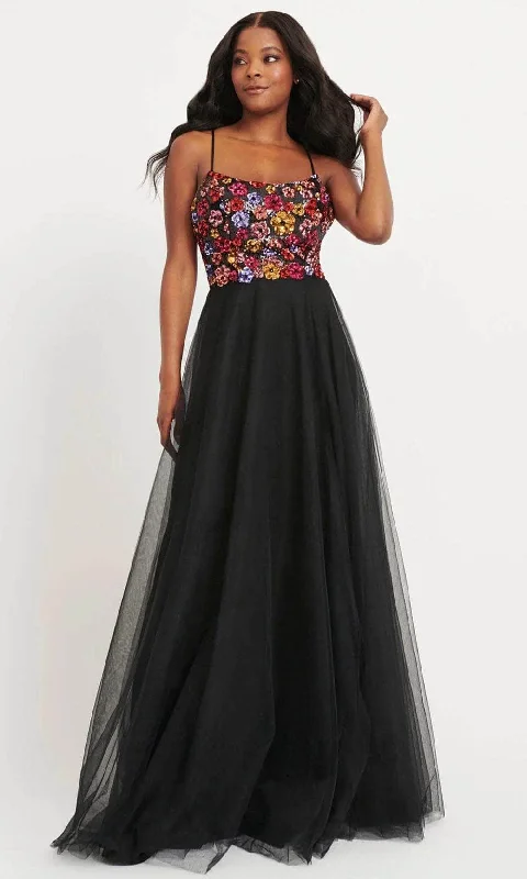 Faviana 11039 - Embellished Scoop Neck Prom Gown Sequin party dresses