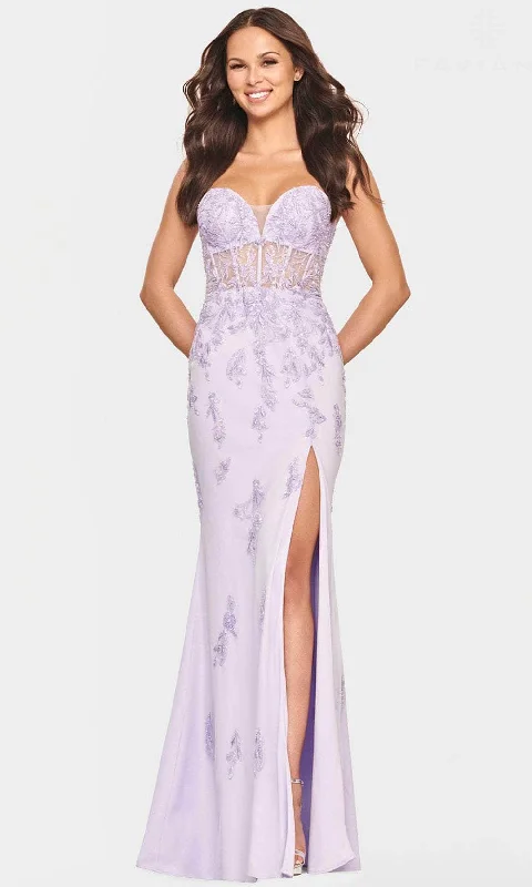 Faviana S10832 - Beaded Sweetheart Evening Dress Tiered party dresses