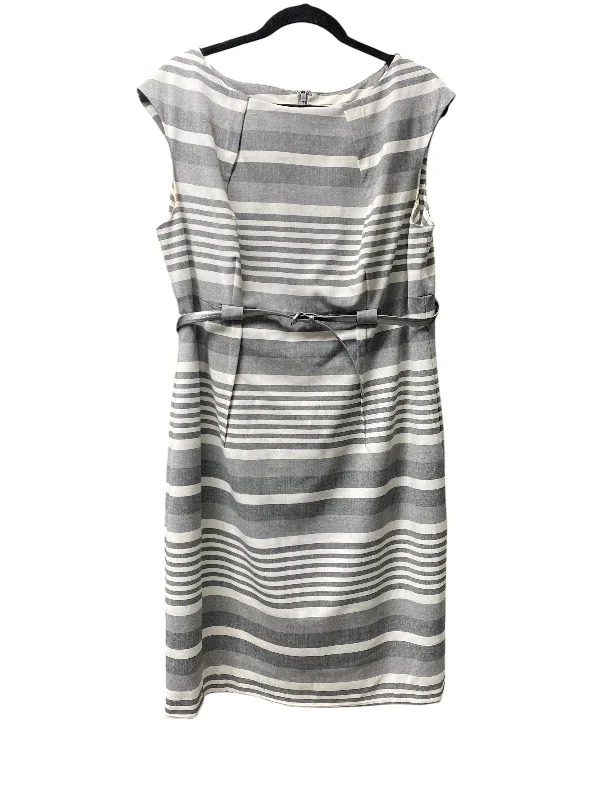 Dress Casual Short By Calvin Klein In Striped Pattern, Size: 14 Best floral dresses for elegant looks