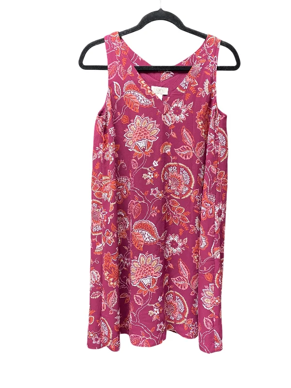 Dress Casual Short By Loft In Floral Print, Size: S Designer floral dresses