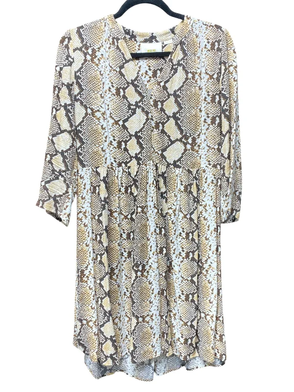 Dress Casual Short By Maeve In Snakeskin Print, Size: S Cute floral print summer dresses