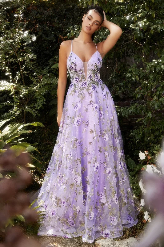 Enchanted Threads: Floral Tapestry Gown for Alluring Occasions Edgy floral dresses