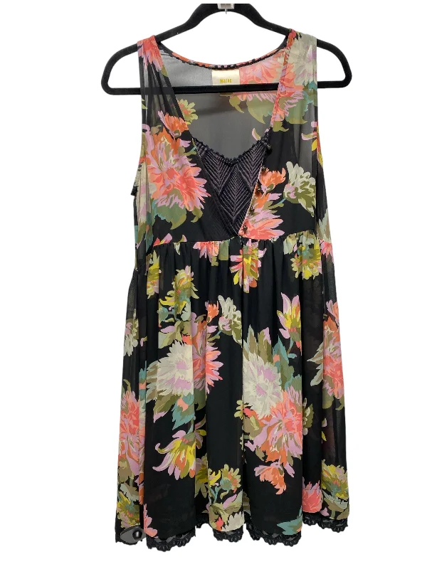 Floral Print Dress Casual Short Maeve, Size S Linen floral dresses