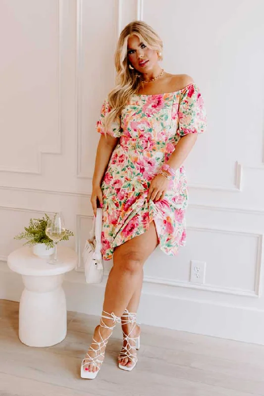 Quite Dashing Floral Dress Curves Vacation floral dresses