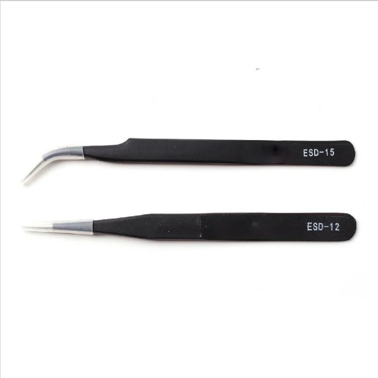 1XStraight head & Bent Head Tweezers Maintenance Tools Eyebrow Eye False Eyelash Make Up Makeup Tools & Accessories Tool SANJ247 Festival unclassified dresses