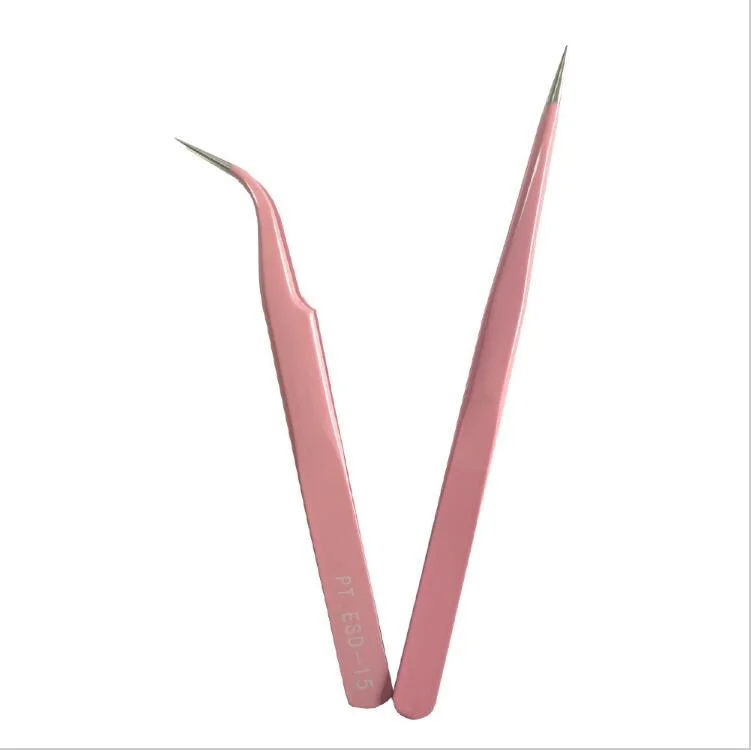 2pcs/lot New 2016 Professional Curved Straight Tweezers Eyelash Extension Application Tool Beauty Eye Lashes Styling Tool SAe311 Club unclassified dresses