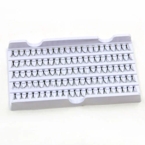 60pcs/box Handmade Human Hair Natural Eyelash Thick False Fake Eyelashes Festival unclassified dresses