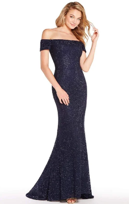 Alyce Paris - Embellished Waist Sweep Train Evening Gown 60157SC Elegant evening unclassified dresses