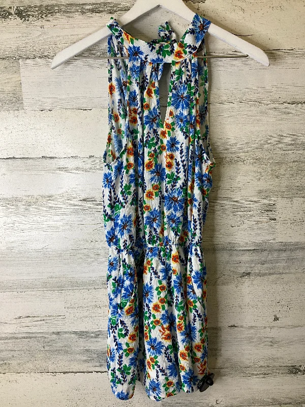 Blue & Green Romper As U Wish, Size S Trendy new unclassified dresses