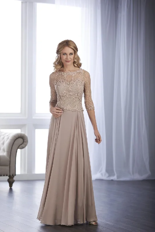 Christina Wu Elegance - 17848SC Applique Chiffon A-line Dress Elegant unclassified dresses