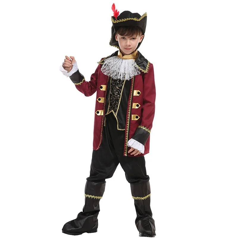 Cosplay Fancy Dress Carnival Costumes pirates christmas halloween costumes for kids boys Role-Playing Games Cloth Office unclassified dresses