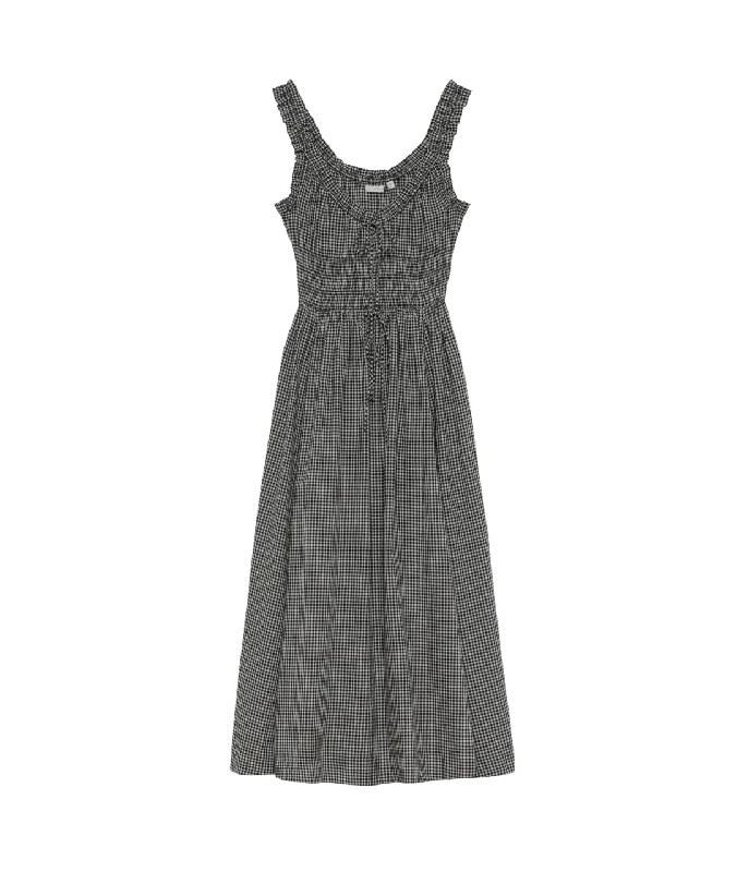 Emmaretta Dress in La Maddalena Gingham Minimalist unclassified dresses