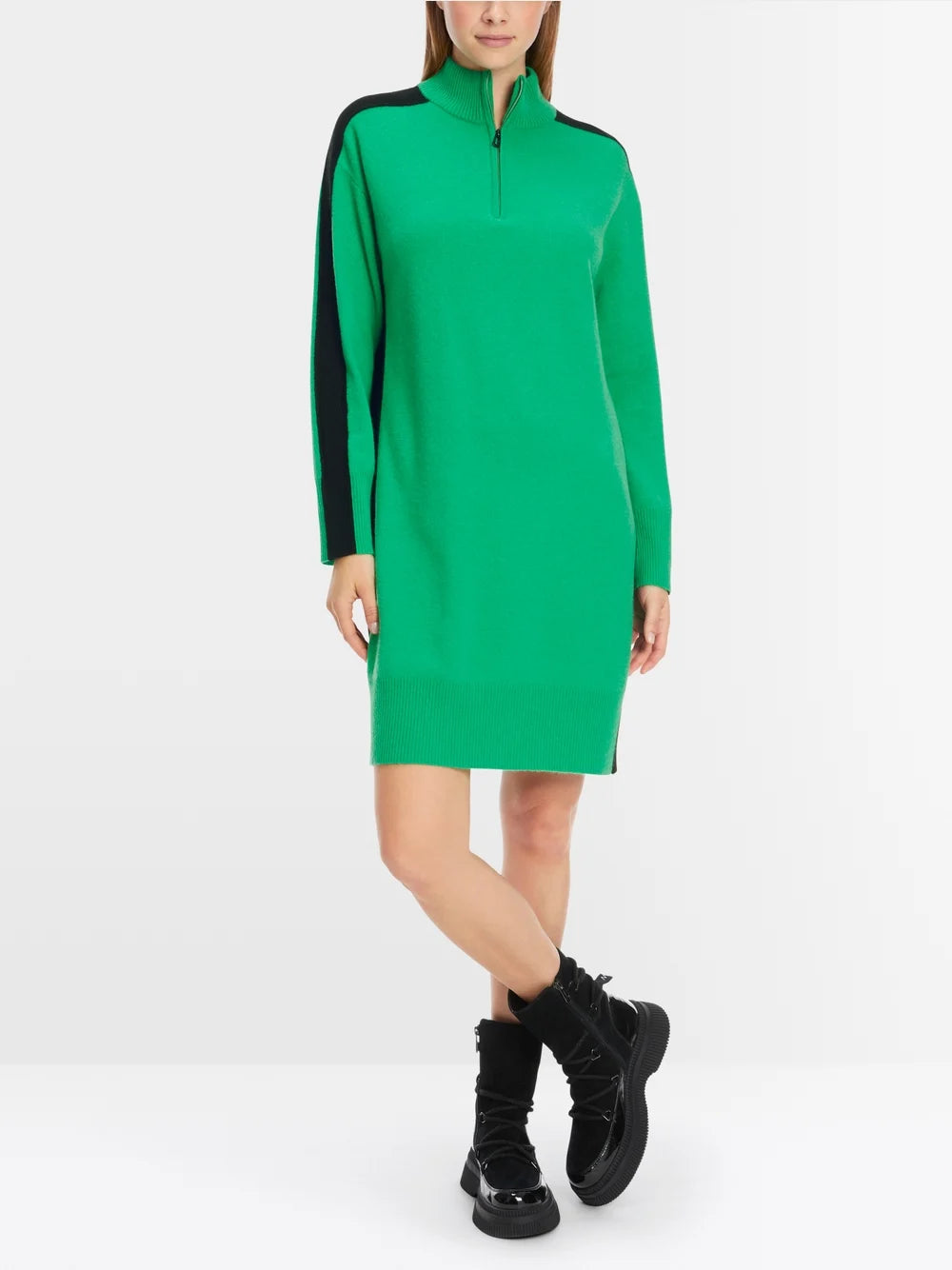 Dress with Centre Zip - Bright Basil Leaf Popular unclassified dresses