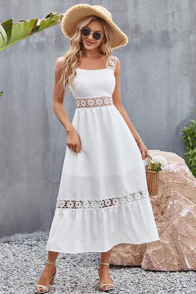 Flower Crochet Boho Dress Bodycon unclassified dresses