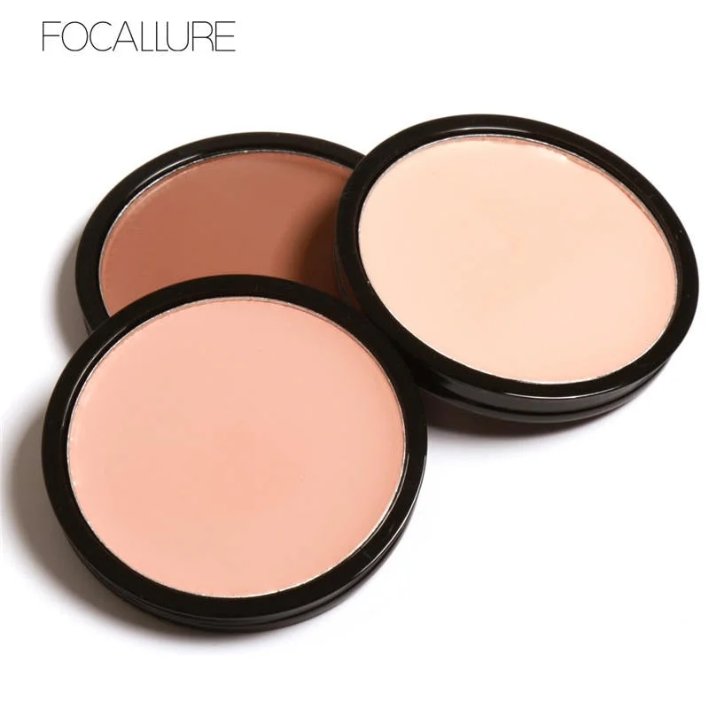 FOCALLURE 4 Colors Makeup Bronzer Highlighter Contour Shading Powder Trimming Powder Make Up Cosmetic Face Concealer Palette Club unclassified dresses