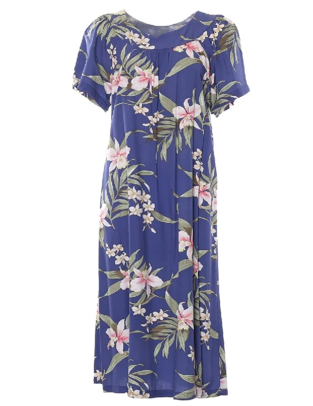 Muumuu Pali Orchid Hawaiian Dress Bright color unclassified dresses