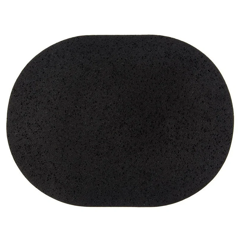 Natural Black Bamboo Sponge Beauty Facial Wash Cleaning Cosmetic Puff Halter unclassified dresses