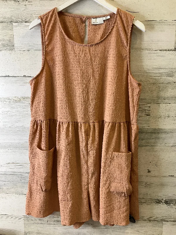 Orange Romper Asos, Size M Casual chic unclassified dresses