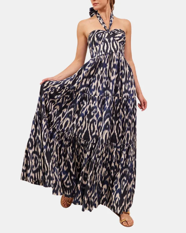 PIANA DRESS IN NAVY IKAT Graduation unclassified dresses