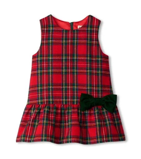 Red Plaid Pinafore Dress Trendy new unclassified dresses