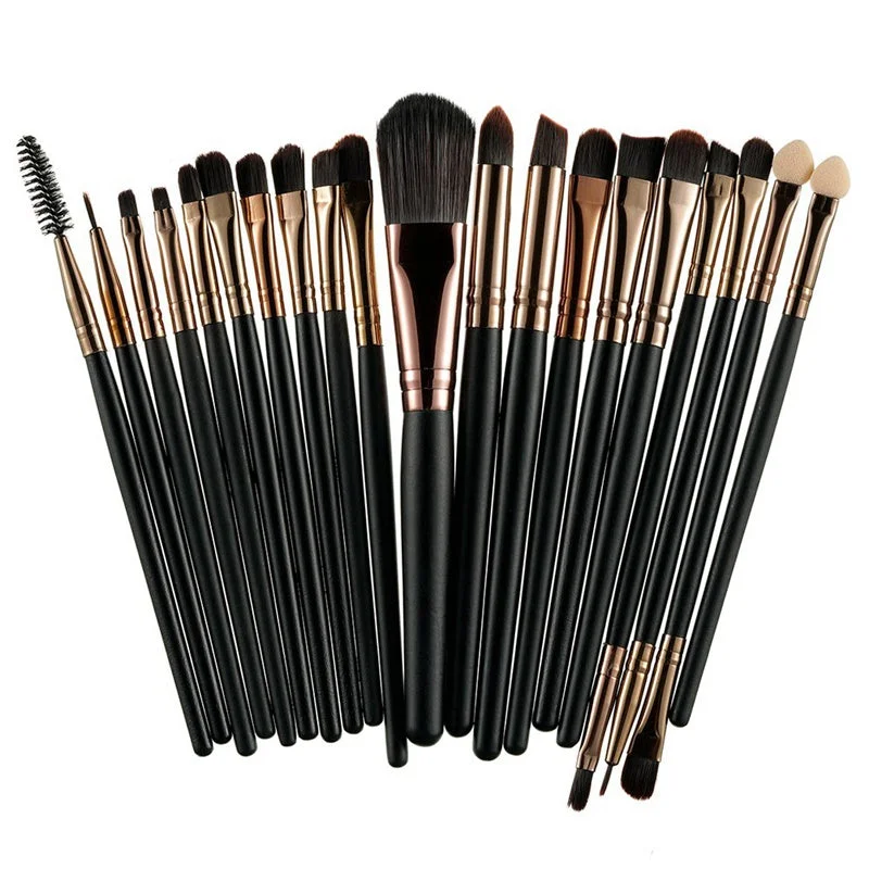 ROSALIND 20Pcs Professional Makeup Brushes Set Powder Foundation Eyeshadow Make Up Brushes Cosmetics Soft Synthetic Hair Vintage unclassified dresses