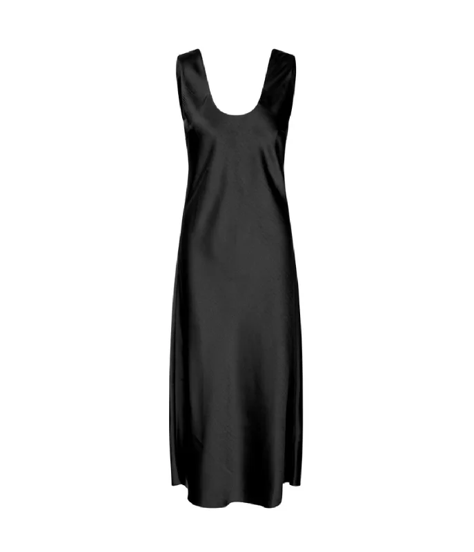 Sasumma Slip Dress in Black Chic unclassified dresses