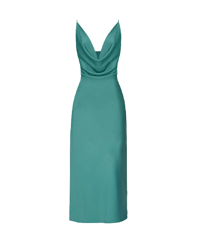 Dianne Slip Dress in Teal Affordable unclassified dresses