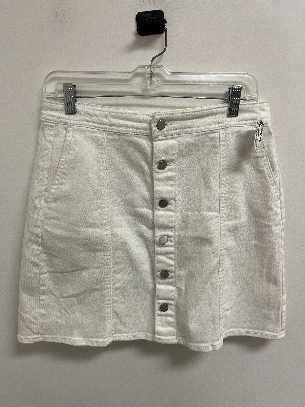 Skirt Mini & Short By A New Day In White, Size: 12 Casual Summer Skirt