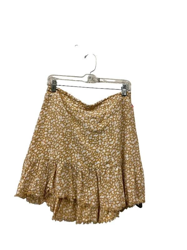 Skirt Mini & Short By Cotton On In Yellow, Size: 12 Comfortable Mini Skirt