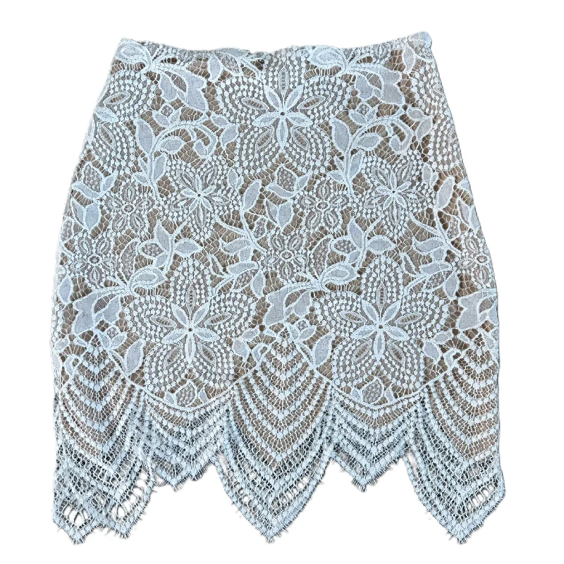 Skirt Mini & Short By For Love & Lemons In White, Size: M Boho Chic Mini Skirt