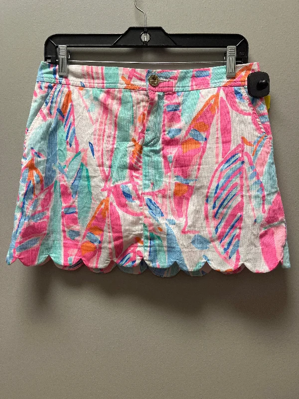 SKIRT MINI & SHORT LILLY PULITZER in NAUTICAL PRINT, Size: 4 Stylish Mini Skirt