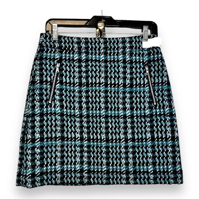 Skirt Mini & Short By Loft O In Blue, Size: 2 Stylish Pleated Skirt